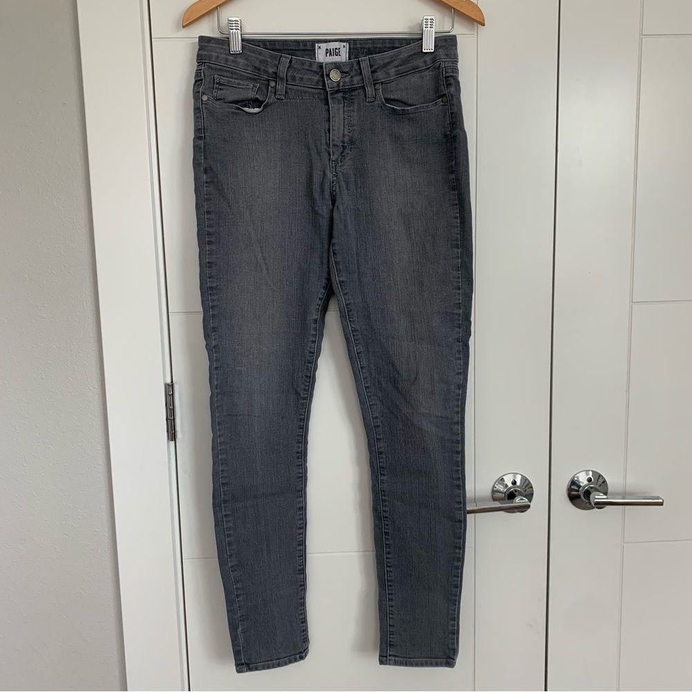 PAIGE Verdugo Ultra Skinny Gray Denim Jeans 30